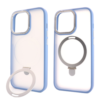 Чохол Matt Guard Magsafe на iPhone 12/12 Pro з підставкою Sierra Blue