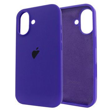 Чехол для iPhone 16 Silicone Case FULL (№30 Ultraviolet)