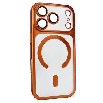 Чехол для iPhone 17 Pro : Titan Frame Matte PC MagSafe Case &ndash; Orange