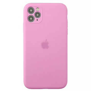 Чохол Silicone Case FULL CAMERA (на iPhone 11 Pro, Pink)