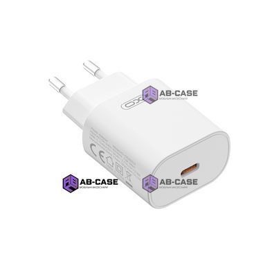Зарядное устройство 25W (1 Type-C) XO CE25 PD (White)