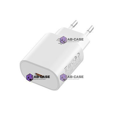 Зарядное устройство 25W (1 Type-C) XO CE25 PD (White)