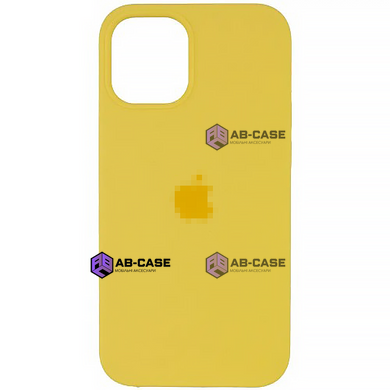 Чохол Silicone Case на iPhone 15 Pro Max FULL (№4 Yellow)