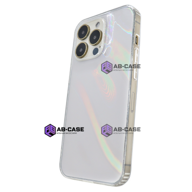 Чохол прозорий для iPhone 13 Pro Hologram Case Rainbow