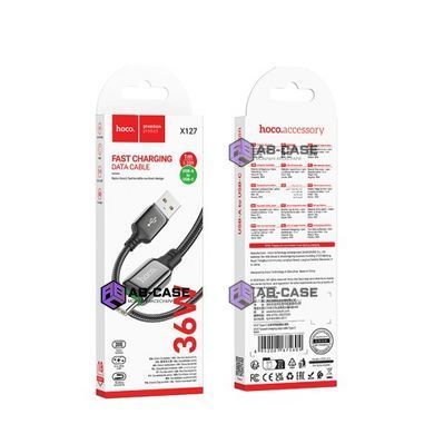 Кабель HOCO (USB to Type-C) 3A X127 Exceed &ndash; Black (1m)