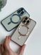 Чохол Shining with MagSafe на iPhone 11 із захисними лінзами на камеру Dark Green 5