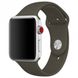 Силіконовий ремінець на Apple Watch (38mm, 40mm, 41mm, Dark Olive, S)