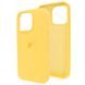 Чехол для iPhone 16 Pro Max Silicone Case FULL (№55 Canary Yellow)