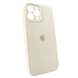 Чехол Silicone Сase для iPhone 13 Pro Max Full Camera Antique White