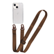 Прозорий чохол для iPhone 15 з ремінцем Clear Crossbody - Brown