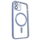 Чехол для iPhone 12 матовый Shining with MagSafe с защитными линзами на камеру Sierra Blue