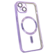 Чохол для iPhone 15 Plus Shining with MagSafe із захисними ліназми на камеру Purple