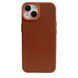 Чохол для iPhone 15/14/13 : Grain Silicone with MagSafe &ndash; Saddle Brown 1