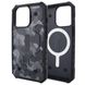 Чехол для iPhone 14 UAG with MagSafe camouflage - Black-Gray 1