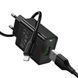 Зарядное устройство 18W (1 USB) Hoco CS92A Leader QC3.0 с кабелем USB - Micro USB (Black) 5