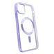 Чехол для iPhone 14 OPEN Shining with MagSafe Light Purple