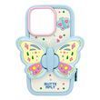 Чехол для iPhone 14 Pro Max : Butterfly Greedycat - Blue