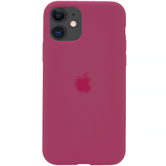 Чехол Silicone Case для iPhone 11 FULL (№36 Rose Red)