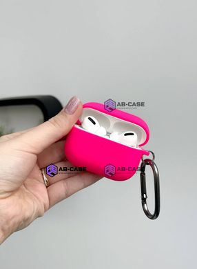 Чохол для Airpods Pro 2 with microfiber Hot Pink