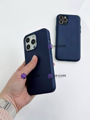 Чохол для iPhone 13 mini Leather Case PU with Magsafe Midnight Blue