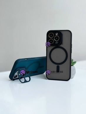 Чехол для iPhone 14 Hybrid Camera Stand with MagSafe с подставкой Navy Blue