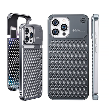 Чохол металевий для iPhone 14 Pro Max Aluminium aroma Graphite