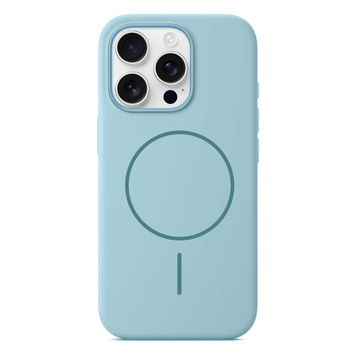 Чохол для iPhone 14 Pro Max : Silicone Slim MagSafe &ndash; Cyan Green
