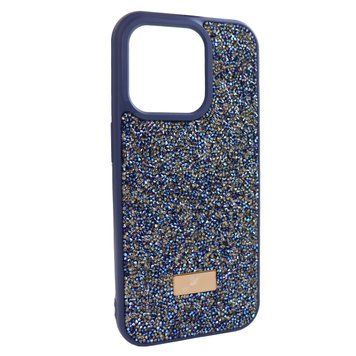 Чохол для iPhone 14 Pro : Svarowski Case &ndash; Blue
