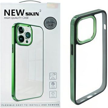 Чохол для iPhone 14 Pro Max New Skin Shining Green
