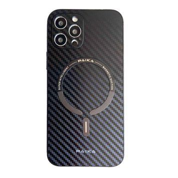 Чохол Carbon case with MagSafe &mdash; iPhone 12 Pro (Black)
