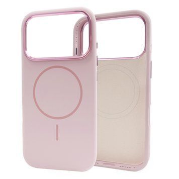 Чохол для iPhone 17 Pro No Logo Silicone Case with MagSafe - Light Pink
