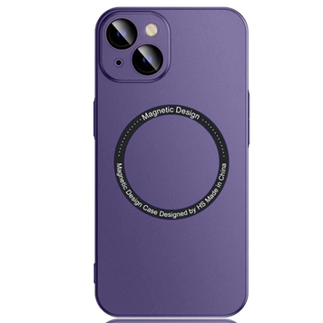 Чохол матовий PC Hard with Magsafe на iPhone 14 Plus із захистом камери Purple