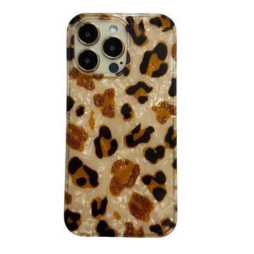 Леопардовий cиліконовий чохол на iPhone 14 Pro Max Leopard