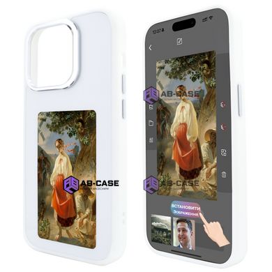 Чохол для iPhone 13|14 NFC Creative Photo Case NEW Gen - White