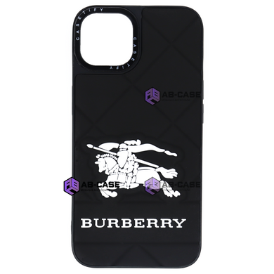 Чехол силиконовый CaseTify Burberry для iPhone 13 Pro Black