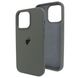 Чехол для iPhone 13 Pro Max Silicone Case Full №34 Dark Olive