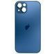 Чехол для iPhone 13 : стеклянный матовый AG Glass Case with MagSafe с защитой камеры &ndash; Blue