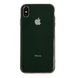 Чохол Silicone Glass Case (на iPhone X/Xs, Green)