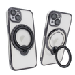 Чохол для iPhone 15 Plus Clear Shining Holder with MagSafe Black