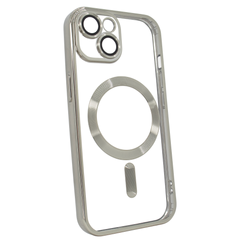 Чехол для iPhone 15 Shining with MagSafe c защитными линзами на камеру Titanium