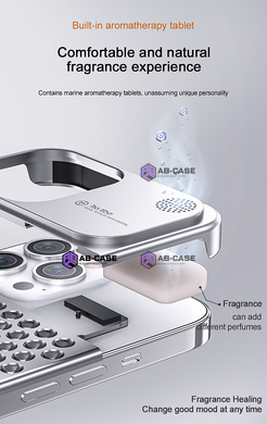 Чохол металевий для iPhone 14 Pro Max Aluminium aroma Silver