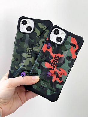 Тактичний протиударний чохол UAG Pathfinder камуфляжний на iPhone 12 Pro Max (6.5") (Orange-Green)