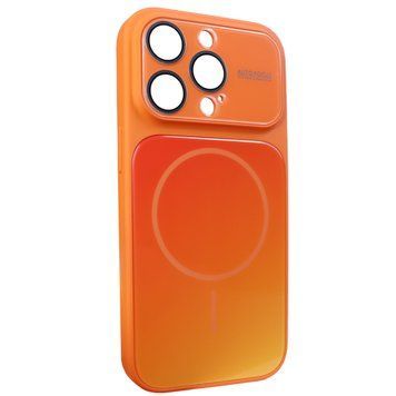 Чехол для iPhone 15 Pro Max : Gradient Glass MagSafe Case &ndash; Starry Orange