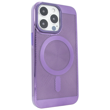 Чехол для iPhone 14 Pro Max Perforation Case with MagSafe Purple