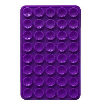 Тримач-присоска Ліппер двосторонній для телефону 100мм*60мм - Purple