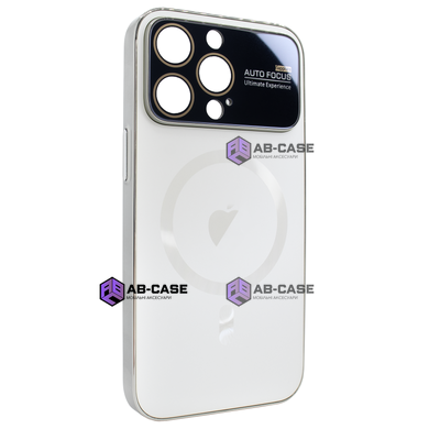 Чехол для iPhone 12 Pro Max PC Slim Case with MagSafe с защитными линзами на камеру Pearly White
