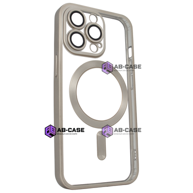 Чехол для iPhone 14 Pro матовый Shining with MagSafe с защитными линзами на камеру Graphite