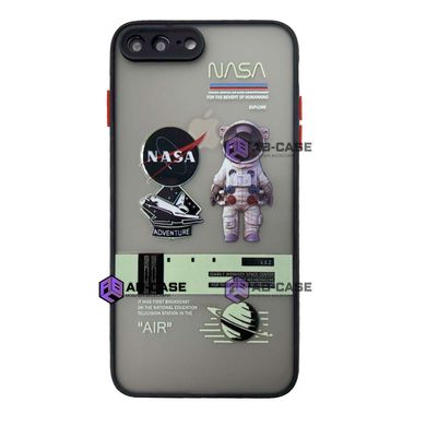 Чехол GENERATION NASA для iPhone (Nasa Black (смотрит прямо), iPhone 7/8 PLUS)