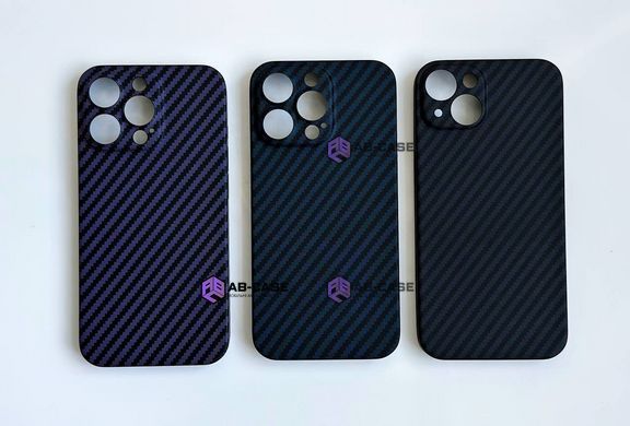Чехол для iPhone 12 PC Carbon with MagSafe Black