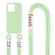 Чохол для iPhone 14 Pro Max Crossbody case with Twine Mint